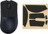 kwmobile Mouse Grip Tape Compatible with Razer DeathAdder V3 Pro Grip Tape - Non-Slip Faux Leather - Black...