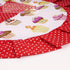 ASPMIZ Cupcake Kids Apron, Red Baking Bib Apron for 2-6 Years Child, Girls Chef Apron with Pockets for Gardening Painting, Adjustable Kitchen Apro...