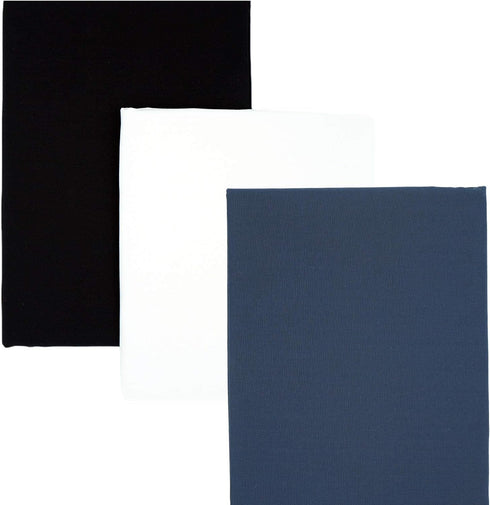 Master FAB -Black 100% Cotton Fabric by The Yard for Sewing DIY Crafting Fashion Design Washable Cloth Bundles Voile;Full Width cuttable39 x 55inc...