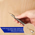 2 Pieces Spring Loaded Nail Set Spring Nail Punch Hammerless Trim Combination Tool Kit 1/32 Inch, 2/32 Inch, 3/32 Inch, 4/32 Inch Tools for Carpen...