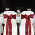 Wide Red Satin Ribbon 4 Inch x 25 Yards Solid Fabric Ribbon for Cutting Ceremony kit Grand Opening Wedding Birthday Party Decoration Bows Chair sa...