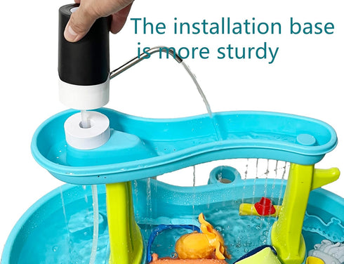 Water Table Pump, Summer Water Pump for Kids Water Table, Water Table Accessories, Outdoor Water Game Toys (Work Continuously for 3 Hours)...
