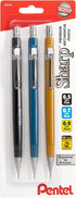 Pentel Sharp Mechanical Pencil 3 pack Assorted Barrels (1 each 0.5mm, 0.7mm, 0.9mm)...