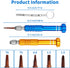 11 In 1 Multifunctional Small Screwdriver Set Eyeglass Repair Kit Portable Eye Glass Repairing S2 Steel Magnetic Eyeglass Screwdriver Kit for Eyeg...