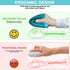 Vassink Ergonomic Wireless Mouse, Rechargeable Mouse 2.4Hz Vertical Wireless Optical Mice with USB Receiver, 6 Buttons for PC,Laptop,etc Blue...