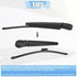 ACROPIX Rear Windshield Wiper Blade Arm Replacement Set OEM Quality Fit for BMW 325xi 2006-2007 for BMW 328i 328xi 2007-2012 - Pack of 2...