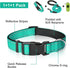 Dynmeow Reflective Dog Collar and Leash Set, 6FT Strong Climbing Rope Leash with Padded Handle, Adjustable Pet Collar with Soft Neoprene Padding f...
