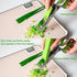 Herb Scissors, Multipurpose Sharp Kitchen Herb Cutter Shears with 5 Stainless Steel Blades, Safety Cover, Cleaning Comb, Cool Kitchen Gadgets for ...