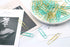 Gold Blue Binder Clips and Paper Clips Set (3-in-1 Boxed), for Office School Supplies Teachers Classroom Daily use...