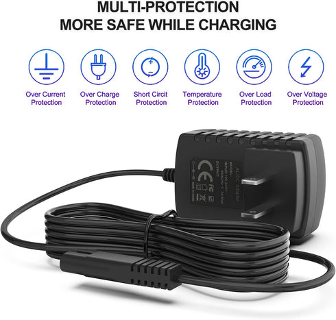 Replacement Charger for Bissell 2390A 2390 Pet Hair Eraser Vacuum Compatible with Bissell 2284 2284W 14.4V Lithium Ion Hand Vacuum Cleaner Power A...
