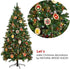 Natural Wood Slices TICIOSH Craft Unfinished Wood kit Predrilled with Hole Wooden Circles for DIY Crafts Wedding Decorations Christmas Ornaments A...