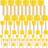 48 Pieces Round Sponges Brush Set, Round Sponge Brushes for Painting, Wooden Handle Foam Brush Sponge Painting Tools for Kids Painting Crafts...