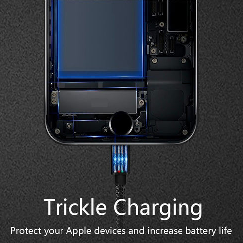 COSOOS 4 Short USB Cables (9in/23cm) Nylon Braided Fast Charging Syncing Power Cords Compatible for iPhone 14 Pro Max,14 Plus,14,13,12,11,XS,XR,X,...