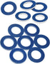 12 Pieces Oil Drain Plug Gaskets,Aluminum Oil Drain Plug Gaskets Washer Crush Seal,90430-12031 Automotive Replacement Engine Oil Drain Plugs Oil P...
