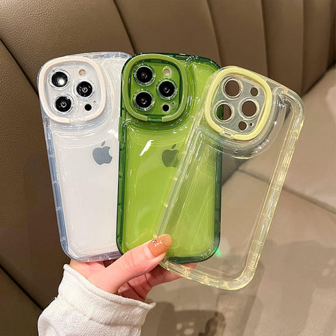 Ownest Compatible with iPhone 12 Pro Case with Clear Kickstand Creative Protective Design Case with Camera Holder for TPU Slim Shockproof Cool Pho...