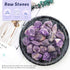 Hilitchi 1lb Bulk Raw Amethyst Stone Rough Crystal Stone for Cabbing, Tumbling, Cutting, Polishing, Wire Wrapping,Gem Mining, Wicca, Reiki and Cry...