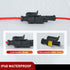 Nilight 120PCS 1 Pin Electrical Connector ?Plug Male Female Terminal Wire Connector Waterproof Connectors 1 Way Automotive Connect Set for Car Tru...