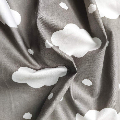 Misscrafts 7pcs Quilting Fabric 100% Cotton Craft Fabric Bundle Squares Grey Fat Quarters 18" x 22" for Patchwork DIY Sewing Scrapbooking...