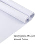Pllieay 2 Pieces 14 Count Big Size White Aida Cross Stitch Fabric, Classic Reserve Aida Cloth, 19.6 x 21.6 Inch...