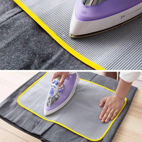 FineInno 5 Pcs Protective Ironing Scorch Mesh Cloth,Protective Ironing Pressing Pad,Protective Scorch Saving Mesh,Ironing Press Pad 23“ x 15"...