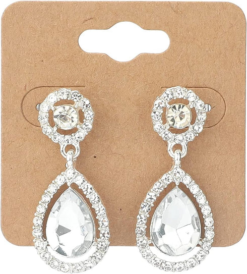 joycraft Earring Cards - 2" Kraft Earring Display Holder Cards, 100Pcs Blank Paper Cards with 6 Holes, Jewelry Display Cards for Selling, Hanging ...