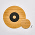 Bamboo Vinyl Record Wall Mount Display | Floating Album Storage LP Holder with No Frames or Visible Support | Turn Your Living Space Into an Art G...