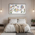 Mixed Color Petal Glass Mosaic Tiles, Water Drop Stained Mosaic Glass Pieces with Round Flat Glass Gems for Crafts...