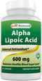 Best Naturals Alpha Lipoic Acid 600 mg 60 Capsules - ALA Powerful Antioxidant (60 Count (Pack of 1))...