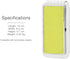 HANDL New York Yellow Glitter HANDLstick Silver Glitter Grip and Stand for Smartphone...