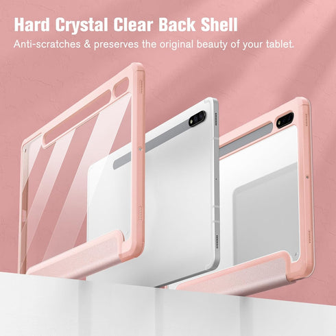 Fintie Hybrid Slim Case for Samsung Galaxy Tab S8/Tab S7 11 Inch (Model SM-X700/X706/T870/T875/T878) with S Pen Holder, Shockproof Cover with Clea...