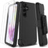 for Samsung Galaxy A35 5G Case with Screen Protector, Belt Clip Holster Kickstand Rugged Full-Body Heavy Duty Protection Military Grade Shockproof...