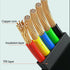 3 in 1 Charging Cable, USB Fast Charging, Retractable Cable (39.4" / 100cm) Three Universal Ports (/Type-C/Micro USB) Uses Car Office Home(Black)...