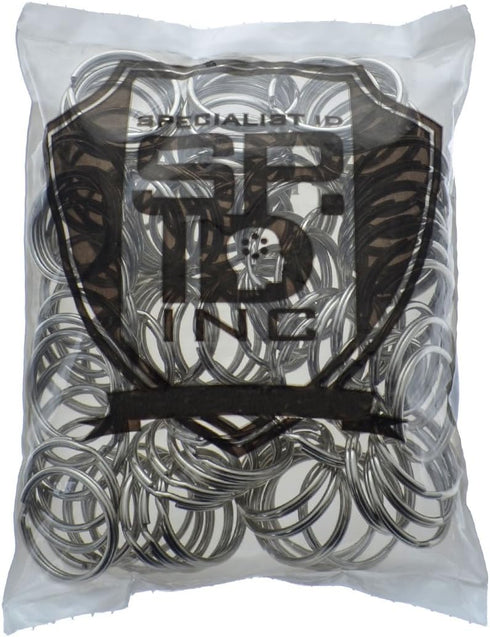 Bulk 100 Pack - 1" Key Rings - Heat Treated Heavy Duty & Durable Premium Split Ring Keychains by Specialist ID...
