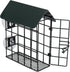 Window Suet Bird Feeder - Single Suet Cake Holder with Roof - Outside Decor - Attract Wild Birds, Woodpeckers - Complete with Hanging Chain...
