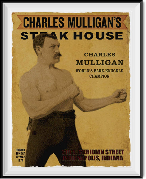 Ron Swanson's Charles Mulligan's Steakhouse Poster 18" x 24"...