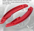 Steering Wheel Shift Paddle Extended, Red Steering Wheel Paddle Shifter Extension Fit for Mitsubishi Lancer Evo X 10 Outlander 2008?2016...