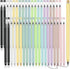 Marsui 40 Pcs Everlasting Pencil Forever Inkless Pencil Eternal with Eraser Aesthetic Reusable Pencil for Writing Drawing Home Office School Stude...