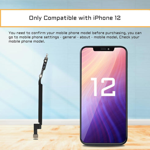for iPhone 12 Bluetooth Antenna Flex Cable Replacement for iPhone12 Bluetooth Signal Wireless Connection Antenna Part with Fix Tool Repair A2172 A...