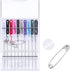 2 Boxes (20 Pieces) Pre Threaded Needle Kit Assorted Color (White Box)...
