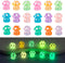 100PCS Luminous Micro Landscape Mushroom Mini Resin Mushroom Figurines Miniature Mushroom for DIY Fairy Garden Miniature Moss Landscape...