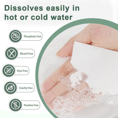Laundry Detergent Sheets Up To 260 Loads for Lower Cost and Last Longer Use, Fresh Scent Laundry Sheets, Eco-Friendly Liquidless Soap Strips, Plan...