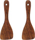 Honbay 2PCS Wooden Rice Spoon Rice Paddle Rice Cooker Spatula Kitchen Cooking Spoons for Kitchen (oblique head)...
