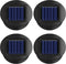 4 Pack Solar Lights Replacement Top Parts 7 Lumens Lantern Lids Light for Hanging Solar Lanterns Outdoor Decorations Garden Patio...