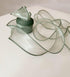 Moss/Sage Green Wired Chiffon Ribbon 1-1/2 Inch Wide 10 Yards Sheer Wired Organza Ribbon for Floral Decor Table Arrangements Apparel Embellishment...