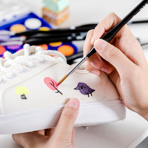 Mr. Pen Miniature Paint Brush Set - 9 Pcs, Fine Detail Paint Brushes, Tiny & Micro Point Brushes...