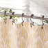 Amazer Shower Curtain Rings, Stainless Steel Shower Curtain Hooks Rings, 12 Pcs Double Glide Shower Rings for Bathroom Shower Curtain Rods Dual Ru...