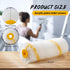 Mister Rui Paint Roller Covers, 4 Inch Paint Roller (1/2" Nap), 40 Pack, Small Paint Roller Covers, Mini Paint Rollers for House Painting, with a ...