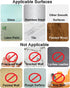 36-Pairs(72 Strips) Large Picture Hanging Strips Heavy Duty, Adhesive Strips Picture Hanger Kit Hook Loop Mounting Tapes Damage Free Wall Fastener...