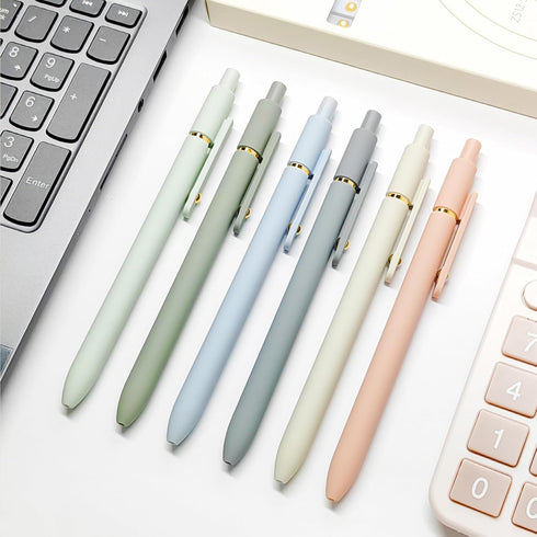 12 Pcs Gel Pens 0.5mm Quick Dry Black Ink Pens Fine Point Smooth Writing Pens, Cute Office and School Supplies Gifts for Women Teacher Students (1...