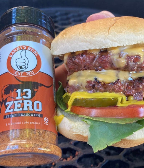 Randy's Rubs Seasoning 13ZERO Steak Seasoning SUGAR FREE and NON-DAIRY IT DONT SUCK Y'ALL! (One 5.5 Ounce Shaker)...